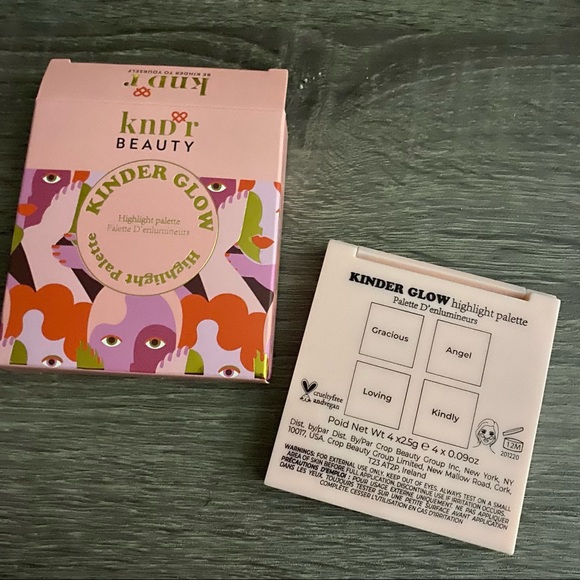 NWT Kinder Glow Highlight Palette Highlighter 4 Shades - Picture 4 of 10